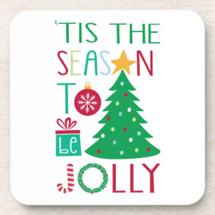 Porta-copo Modern Jolly Christmas