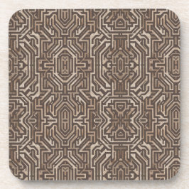 Porta-copo Modern Labyrinth Geometric Maze