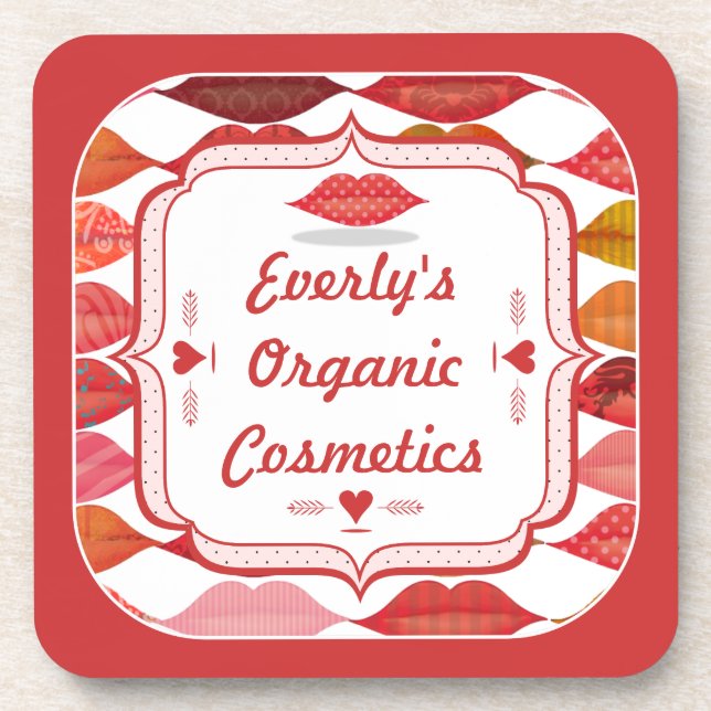 Porta-copo Modern Make-up Boutique (Frente)