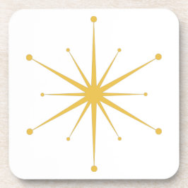 Porta-copo Moderno do século médio Retro Starburst