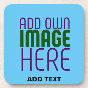 PORTA-COPO MODERNO EDITABLE SWAG SKY BLUE IMAGE TEXTO MODELO