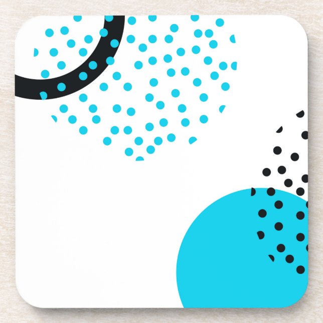 Porta-copo Moderno, simples, moderno, gráfico circular urbano (Frente)