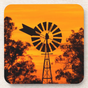 Porta-copo Moinho de Vento ao Pôr do Sol, Austrália