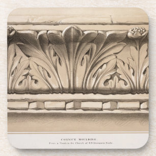 Porta-copo Molde do Cornice, de um túmulo na igreja de S.S