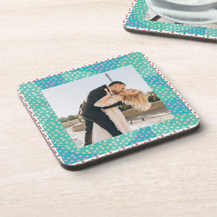 Porta-copo Moldura de Morango com Foto Personalizada