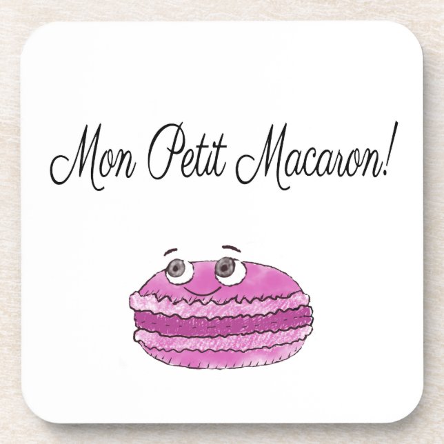 Porta-copo Mon Petit Macaron (Frente)