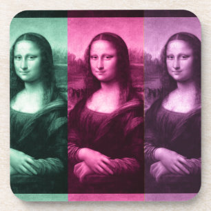 Porta-copo Mona Lisa Green Pink Purple