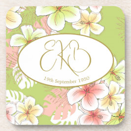 Porta-copo Monograma Alegante Tropical