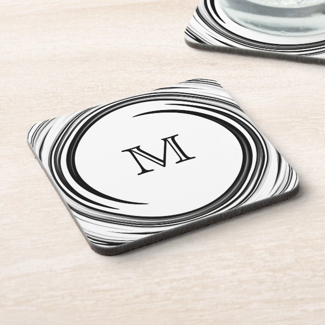 Porta-copo Monograma de Abstrato (Left Side)