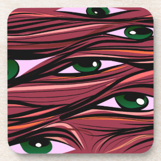 Porta-copo Monstro de Olhos