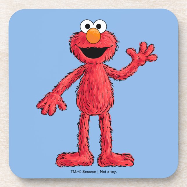 Porta-copo Monstro no Fim desta História | Fofo Elmo (Frente)