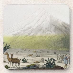 Porta-copo Montagem Chimborazo, Equador, 'de Le Traje Ancien