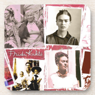 Porta-copo Montagem da foto de Frida Kahlo