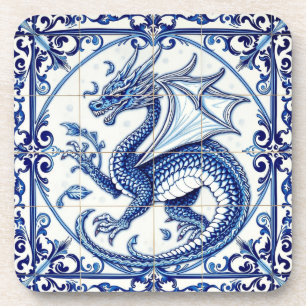 Porta-copo montanha-russa do dragão da lua safira