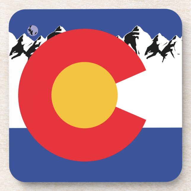 Porta-copo Montanhas do Colorado (Frente)