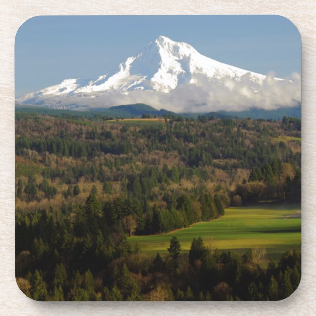 Porta-copo Monte Hood, Ponto de Vista Jonsrud, Sandy, Oregon (Frente)