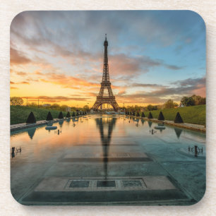 Porta-copo Monumentos Torre Eiffel Sunrise