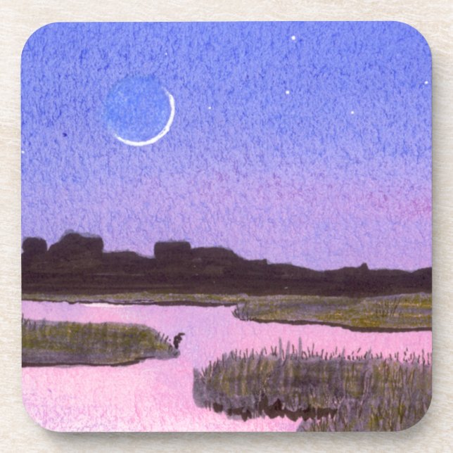 Porta-copo Moon Crescente e Herão no Mar Negro (Frente)