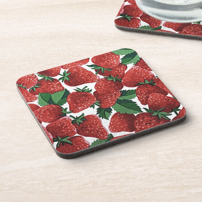 Porta-copo Morangos e Creme (Left Side)