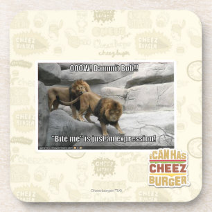 Porta-copo Morda-me é apenas uma expressão!