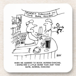 Porta-copo Morris Dançando em Pub. Tradicional Dança Morris