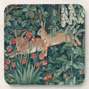 Porta-copo Morris Tapeçaria Floresta Rabbits Bebida Coaster