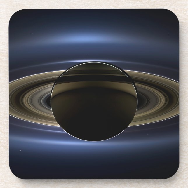 Porta-copo Mosaico Do Sistema Saturno Volta Ao Sol. (Frente)