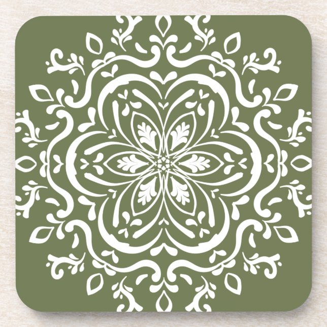 Porta-copo Moss Mandala (Frente)