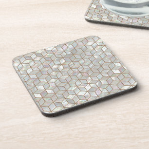 Porta-copo Mother Of Pearl Tiles