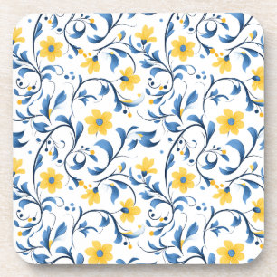 Porta-copo motivos folclóricos florais ucranianos