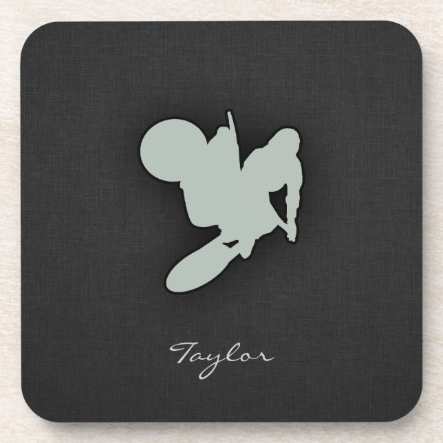 Porta-copo Motocross da Cinza Ash (Frente)