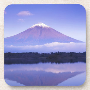 Porta-copo Mt. Fuji com Nuvem Lenticular, Lago Motosu,