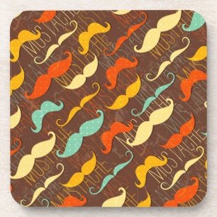 Porta-copo Muitas Portas copos de fundo de bigodes (conjunto