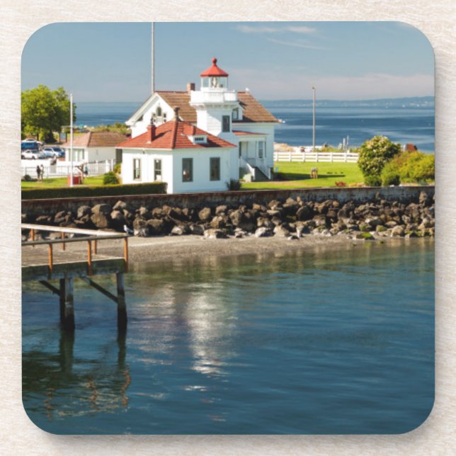 Porta-copo Mukilteo Lighthouse, Mukilteo, Washington, EUA (Frente)