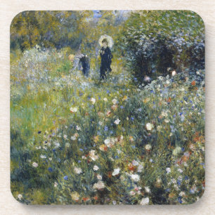 Porta-copo Mulher com Parasol em Jardim por Auguste Renoir