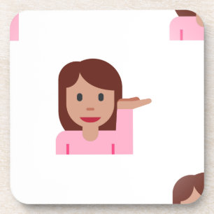 Porta-copo mulher emoji