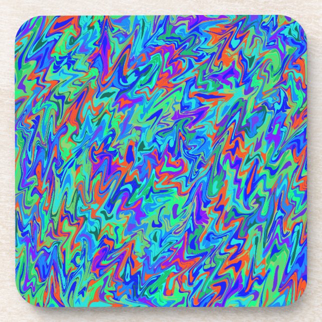 Porta-copo Multicolor Swirl (Frente)