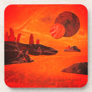 Porta-copo Mundo da alienígena de lava moldada do SciFi "Seas