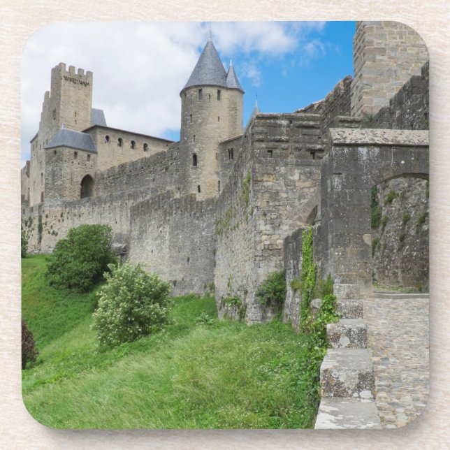Porta-copo Muralha Fortificada de Carcassonne (Frente)