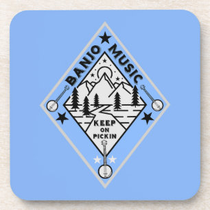 Porta-copo Música Bluegrass de Banjo