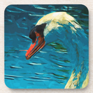 Porta-copo Mute Swan Impressionismo