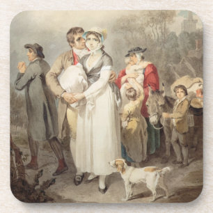 Porta-copo Na estrada, 1799 (w/c sobre traços de lápis no p