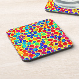 Porta-copo Na moda e padrão chic coloridos