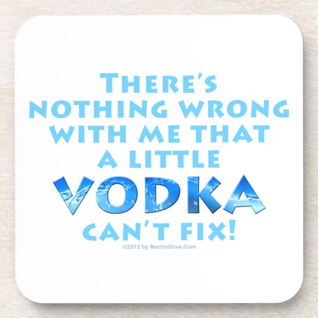 PORTA-COPO NADA ERRADO COMIGO VODKA NÃO CONSEGUE FIXAR UM CON (Frente)