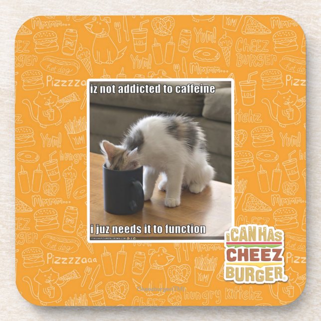 Porta-copo Não é viciado à cafeína (Frente)