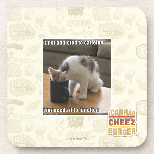 Porta-copo Não é viciado à cafeína (Frente)