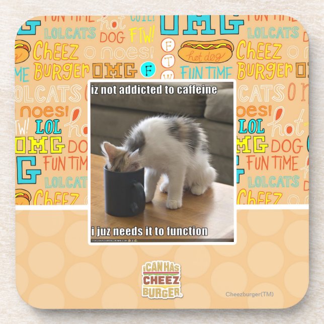 Porta-copo Não é viciado à cafeína (Frente)