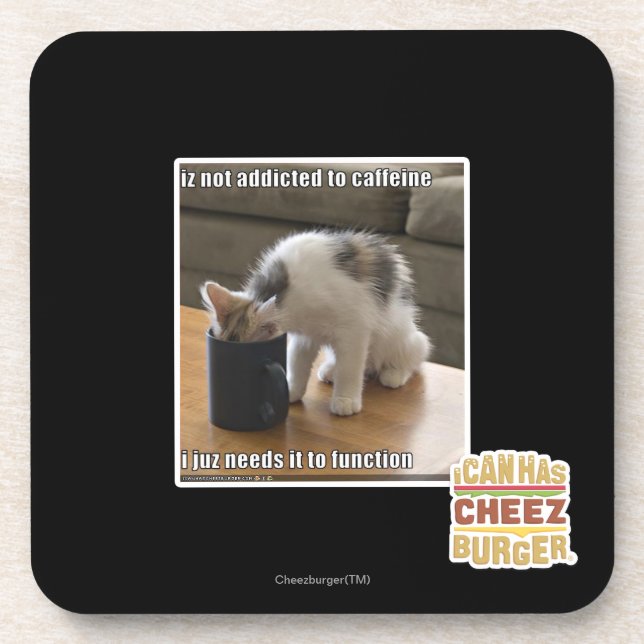 Porta-copo Não é viciado à cafeína (Frente)