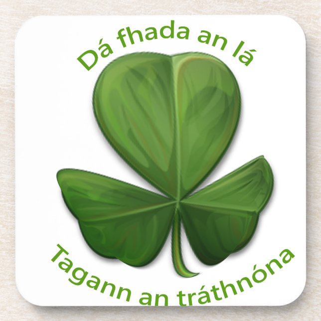 Porta-copo Não importa quanto tempo o dia chegue a noite. (Frente)