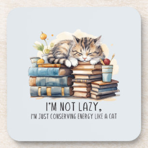Porta-copo Não sou Gato Preguiçoso